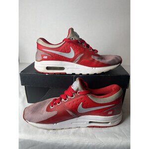 Nike Boys Air Max Zero Essential 881224-003 Red Running Shoes Sneakers Size 6.5Y